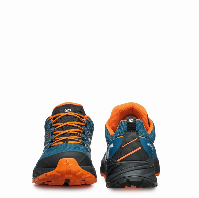 Scarpa Mens Rush GTX 2 Shoes - Cosmic Blue-Orange-3
